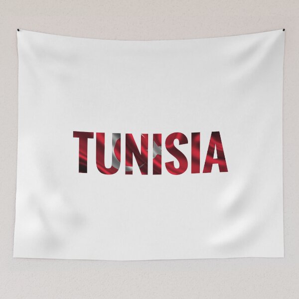 Item preview, TUNISIA FLAG NAME STYLISH DESIGN designed and sold by ArabCorner.