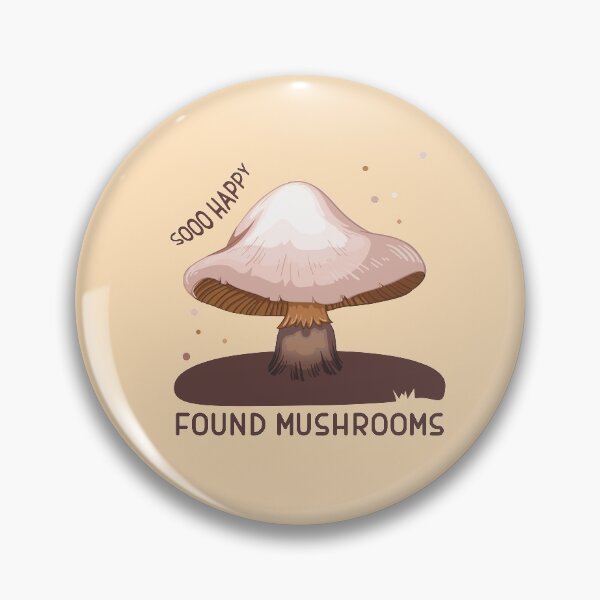 Item preview, So happy found mushroom, funny mushroom tee, for mushroom hunters designed and sold by MushroomHunters.