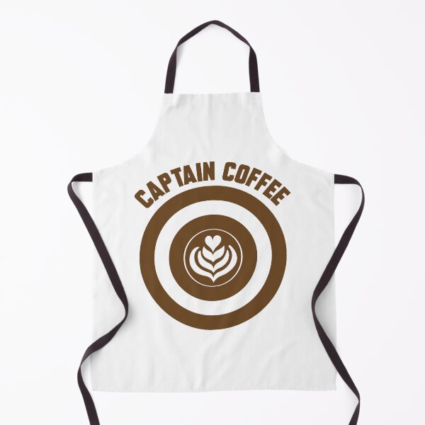 Item preview, Captain Coffee logo brown + text designed and sold by Dkrode.