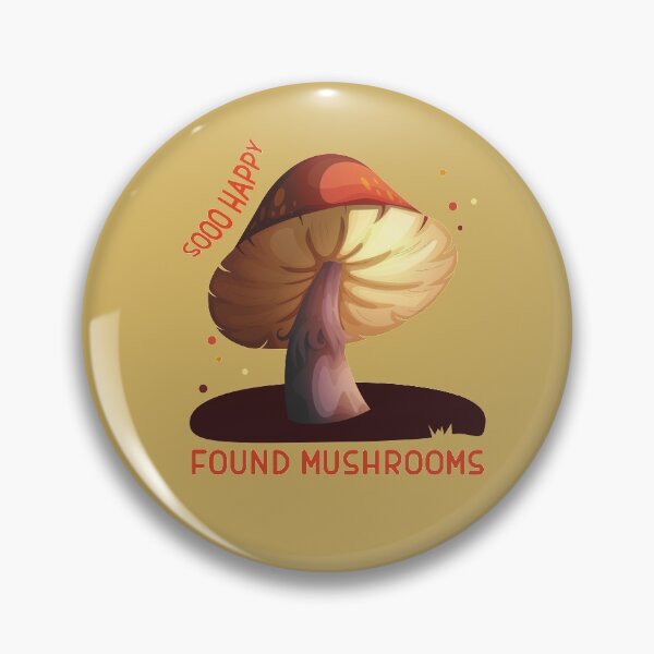 Item preview, So happy found mushroom, funny mushroom tee, for mushroom hunters designed and sold by MushroomHunters.