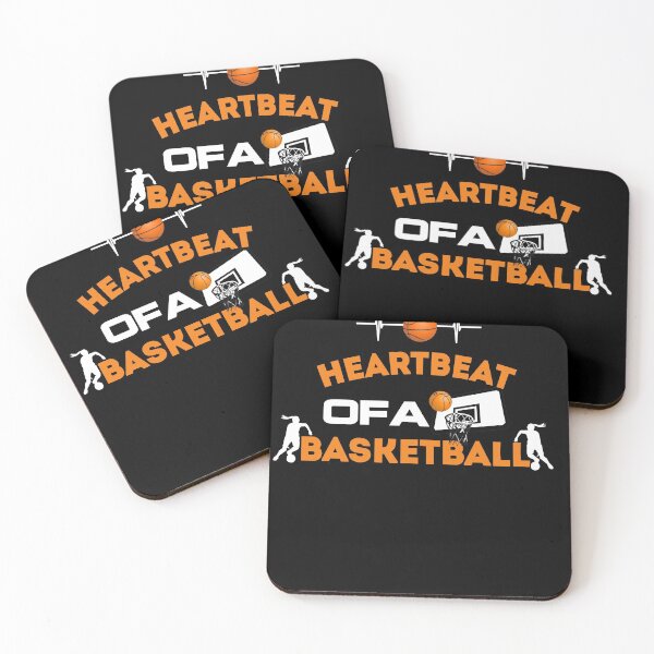 Item preview,  HEARTBEAT of a  basketball tshirt funny designed and sold by Trendora Studio.