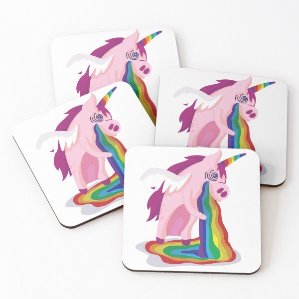 Item preview, Unicorn Throw Up Rainbow Funny designed and sold by Original Cheddar.