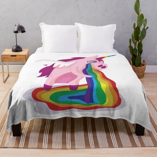 Item preview, Unicorn Throw Up Rainbow Funny designed and sold by Original Cheddar.