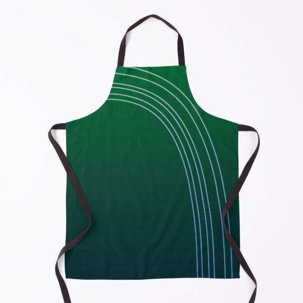 Item preview, Forest Green & Blue Minimalist Arches - Minimal Rainbow Simple White Lines designed and sold by ImageNugget.