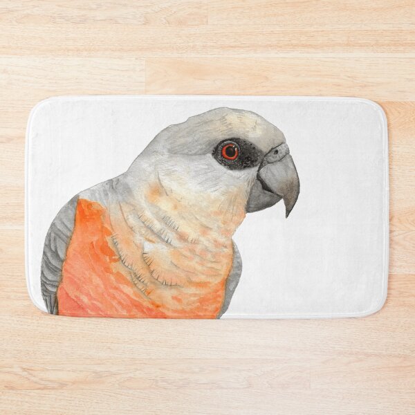Item preview, Red bellied parrot watercolor designed and sold by L'Atelier Oranjade.