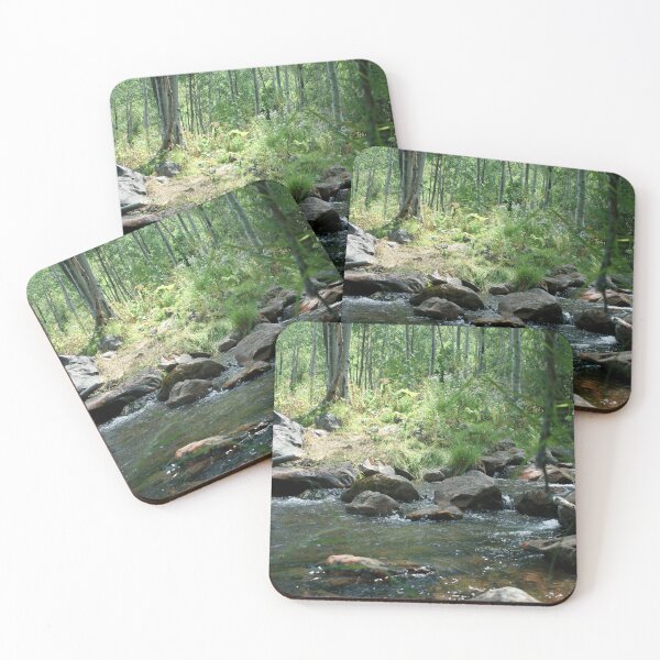 Item preview, Summer river landscape scene with rocks, boulders, trees, plants and water  designed and sold by Ventures1.
