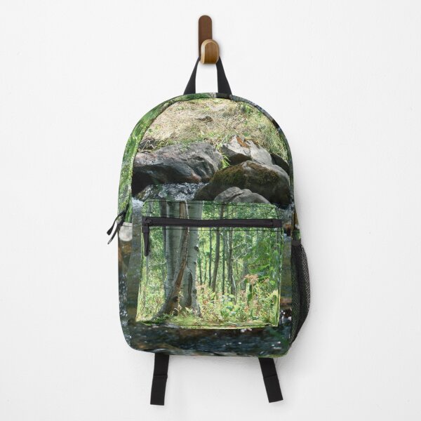 Item preview, Summer river landscape scene with rocks, boulders, trees, plants and water designed and sold by Ventures1.