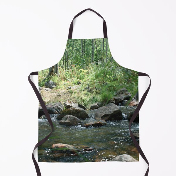 Item preview, Summer river landscape scene with rocks, boulders, trees, plants and water designed and sold by Ventures1.