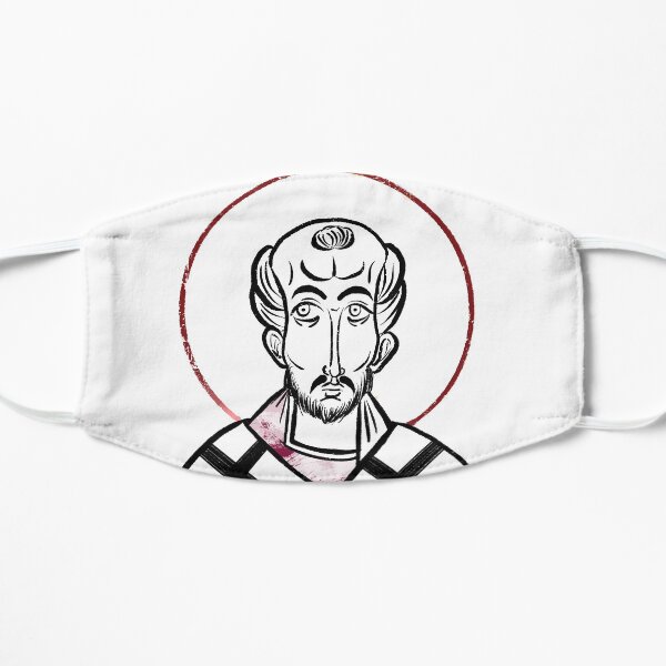 Bless My Haters- St. John Chrysostom Flat Mask