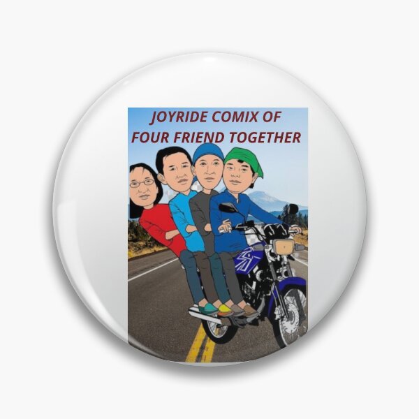 Item preview, Enjoyride funny comix with four friendship together designed and sold by Mita ⭐⭐⭐⭐⭐.