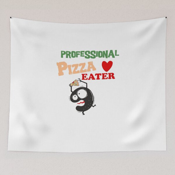 Item preview, professional pizza eater Monster lover pizza  designed and sold by AchrafOc.