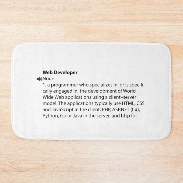 Item preview, Funny Web Developer definition  designed and sold by Maystro-design.