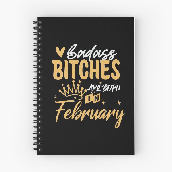 Item preview, Badass Bitches Are Born In February | Birthdays designed and sold by SerendipityNow.
