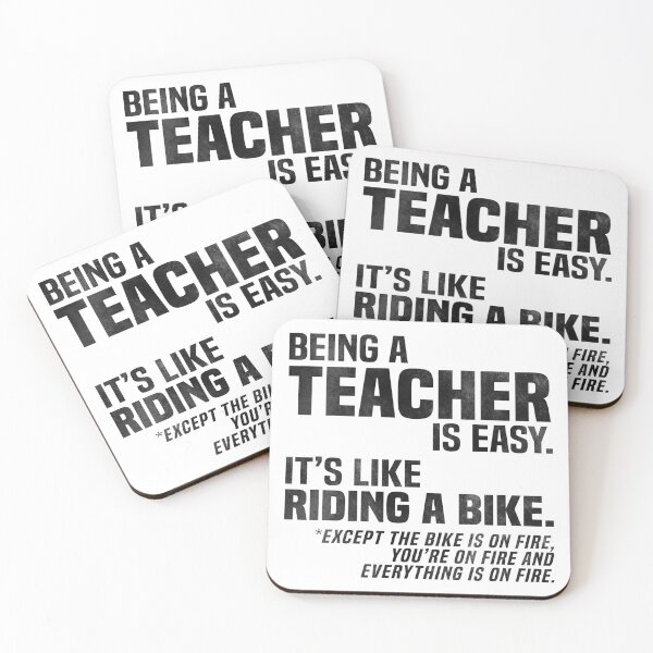 Item preview, Funny Teacher Gift, Being a Teacher is Easy designed and sold by foramelie.