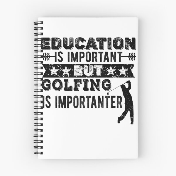 Item preview, Education is important but Golfing Is Importanter | Funny Golf Lover Gift | Christmas Holiday Gift designed and sold by Noahlaz.