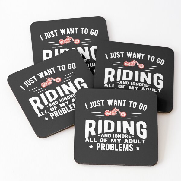 Item preview, I JUST WANT TO DO RIDING AND IGNORE ALL OF MY ADULT PROBLOMS designed and sold by Diabolex68.
