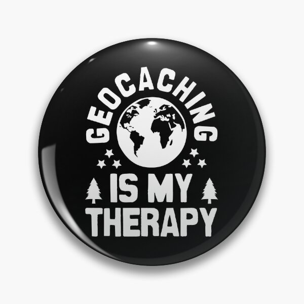 Item preview, Geocaching is my therapy designed and sold by Statim.