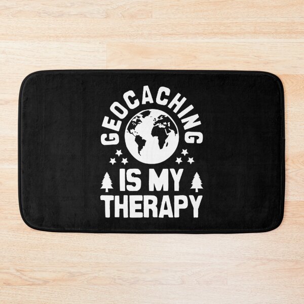 Item preview, Geocaching is my therapy designed and sold by Statim.