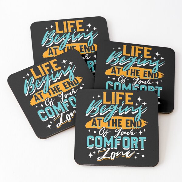 Item preview, Life Begins At The End Of Your Comfort Zone designed and sold by giftsbyminuet.