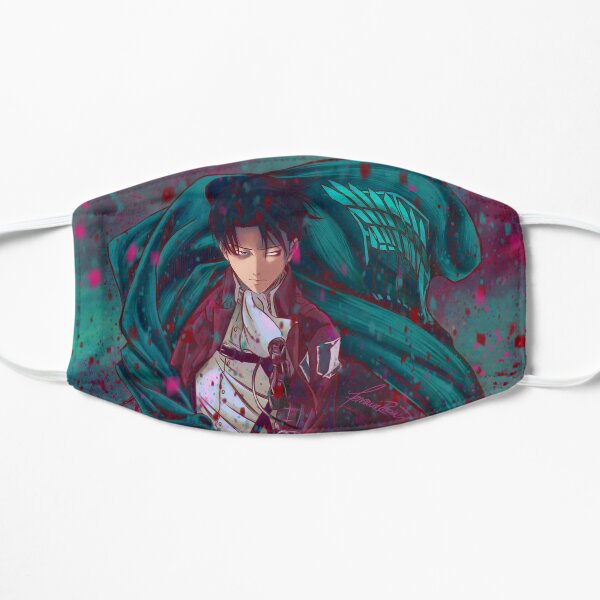 Attack On Titan Fanart - Levi Ackerman (Version 2/5) Flat Mask
