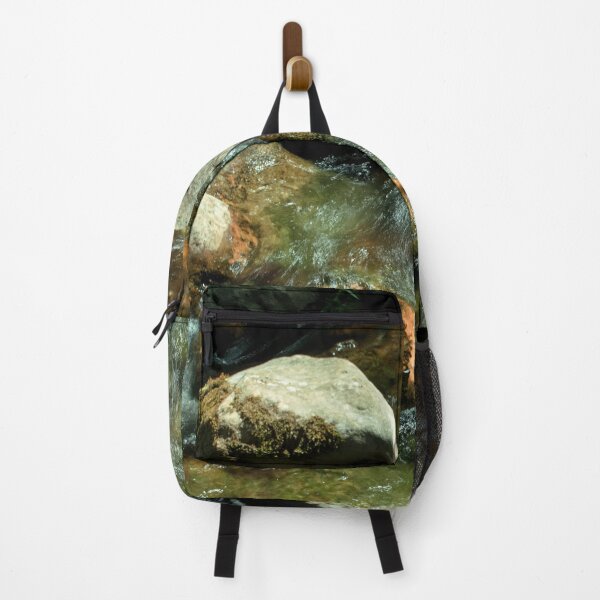 Item preview, Brown, grey, big rocks and boulders in the river stream    designed and sold by Ventures1.