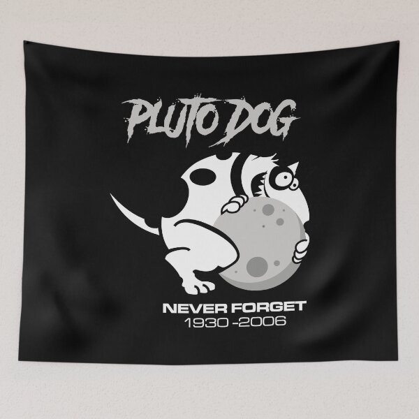 Item preview, Pluto Dog Never Forget 1930 - 2006 SpaceDog Planet Astronomy  designed and sold by 9ine9.