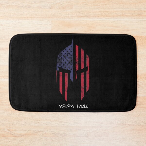 Item preview, American Spartan Helmet USA Flag Spartan Patriotic Warrior of Sparta designed and sold by crouchingpixel.