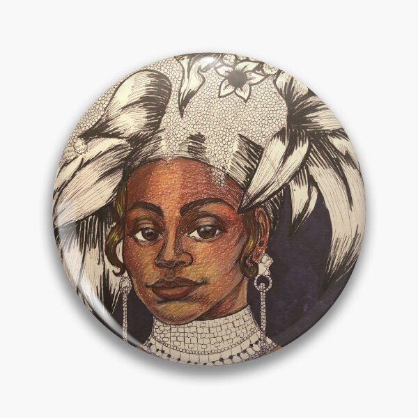 Item preview, Woman with Headdress designed and sold by luisaluminosa.