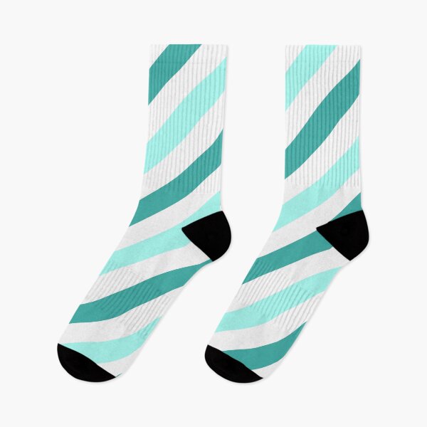 Item preview, Teal-Diagonal-Tinted-White Two-Tone Diagonal Stripes designed and sold by ImageNugget.