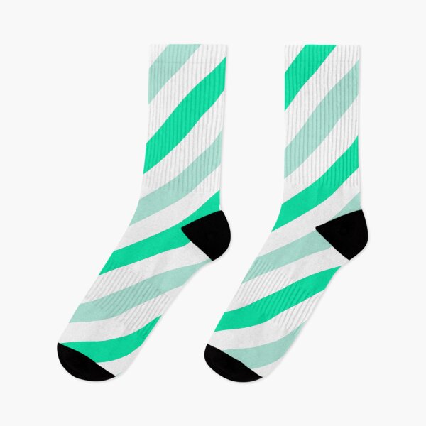 Item preview, Mint-Diagonal-Tinted-White Two-Tone Diagonal Stripes designed and sold by ImageNugget.