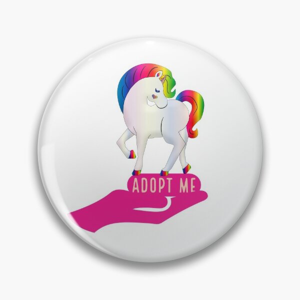 Mega Neon Unicorn Pins And Buttons Redbubble - roblox adopt me mega neon unicorn