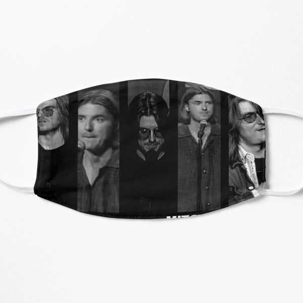 Mitch Hedberg Black and White Flat Mask