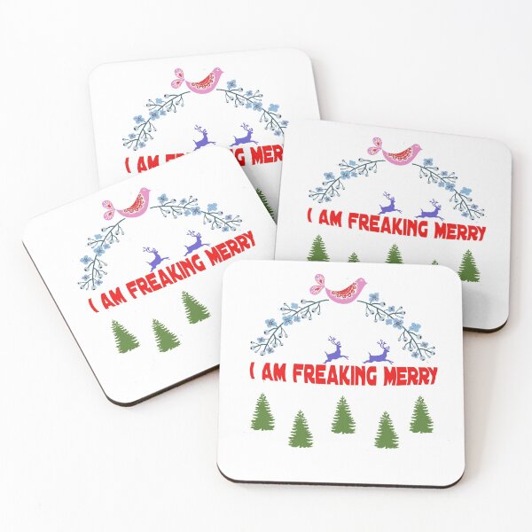 Item preview, I Am Freaking Merry designed and sold by FunnyOfferings.