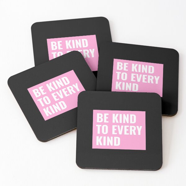 Item preview, Be Kind to Every Kind - Pink Minimalistic Design for Vegetarians and Vegans designed and sold by betterlifeisveg.