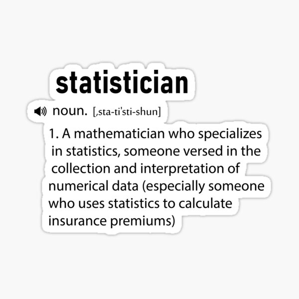 Item preview,  Funny Statistician Definition gift  designed and sold by Rid1.