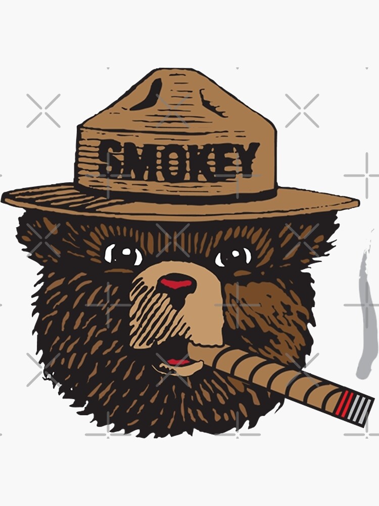Smokey The Bear Vector in Color by Elliot-Four