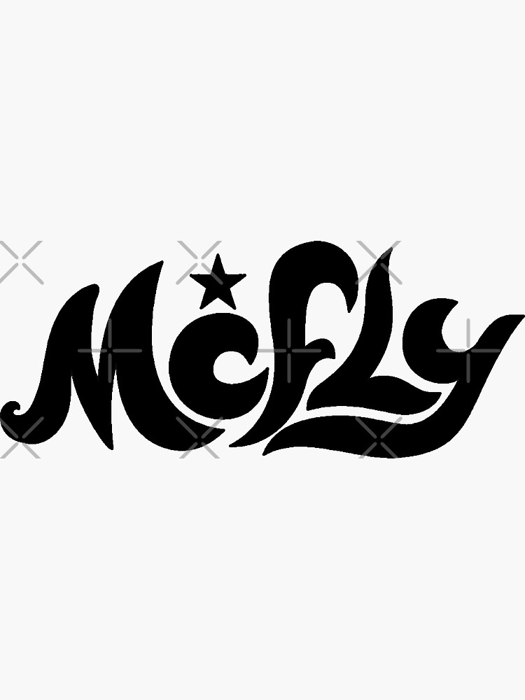 Mcfly Motion in the Ocean Black Logo by ultraviolet92