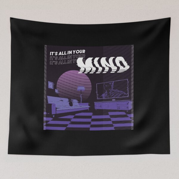 Item preview, It's all in your mind - Vaporwave Retro designed and sold by Shirtey.