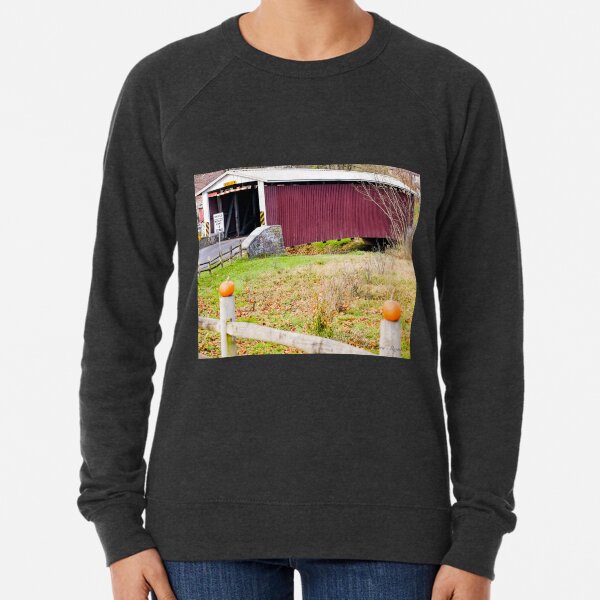 Kauffman Distillery Bridge. Manheim - Lancaster County, PA. Lightweight Sweatshirt