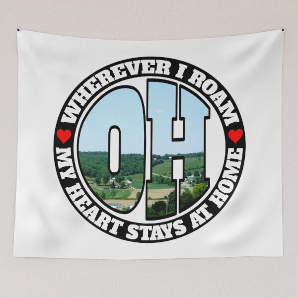Item preview, Heart Stays Home - Ohio designed and sold by DonDota.