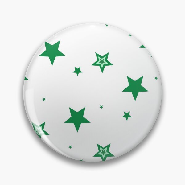 Item preview, Green stars pattern designed and sold by HKathPrint.