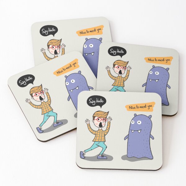 Item preview, Say Hello Kids Monster Design  designed and sold by WizardsWorld.