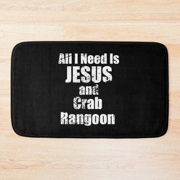 Item preview, All I Need is Jesus and Crab Rangoon Awesome Design for Crab Rangoon Loving Christians designed and sold by kawaiisplatter.