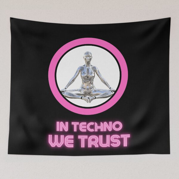 Item preview, In techno we Trust Android Pink designed and sold by kyds.
