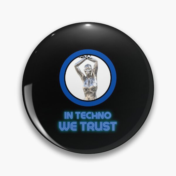 Item preview, In techno we Trust Android Blue designed and sold by kyds.