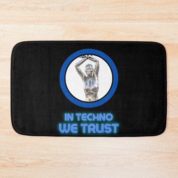 Item preview, In techno we Trust Android Blue designed and sold by kyds.