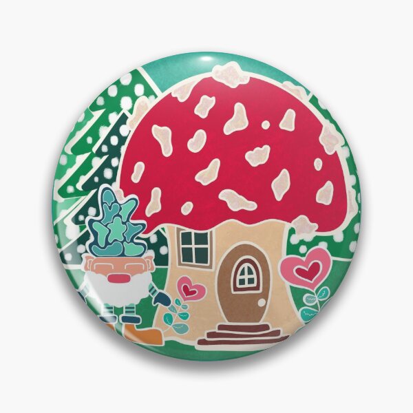 Item preview, Beehive Beasties Christmas Gnome Collection: Beehive Beasties Mushroom Home designed and sold by CotodiStudio.