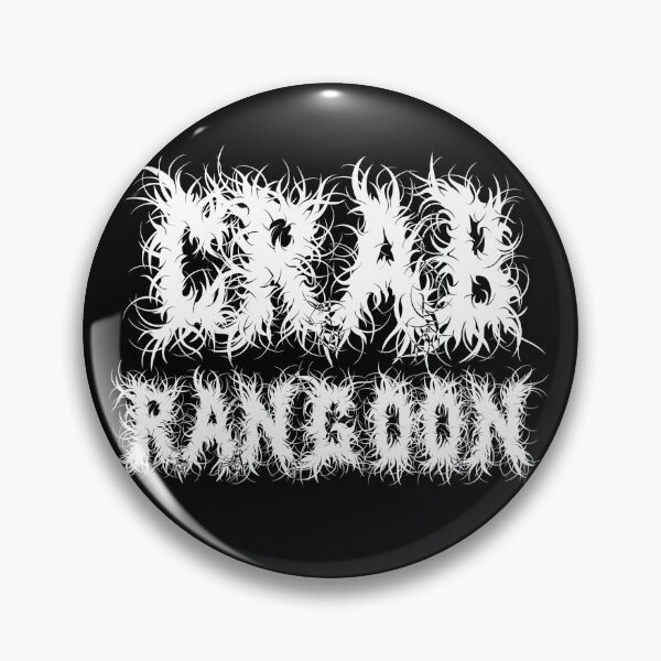 Artikelvorschau, Crab Rangoon Heavy Metal Goth inspiriert Awesome Ironic Sarcastic Design für Crab Rangoon Liebhaber entworfen und verkauft von kawaiisplatter.