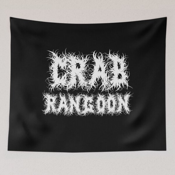 Item preview, Crab Rangoon Heavy Metal Goth Inspired Awesome Ironic Sarcastic Design for Crab Rangoon Lovers designed and sold by kawaiisplatter.