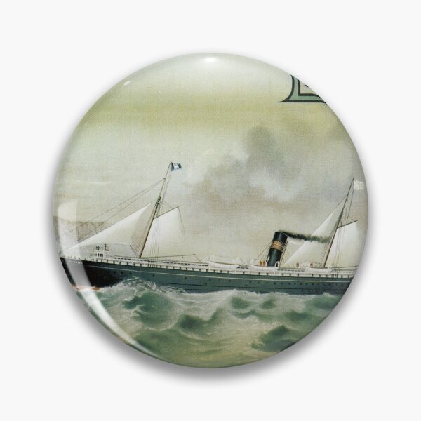 Item preview, retro classic The Canadian Pacific Steamship Line poster designed and sold by CorasPosters.